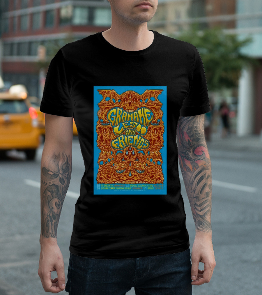 Grahame Lesh And Friends Tour August 2026 Hamilton Annapolis Ridgefield Buchanan Common Garcia's T-Shirt