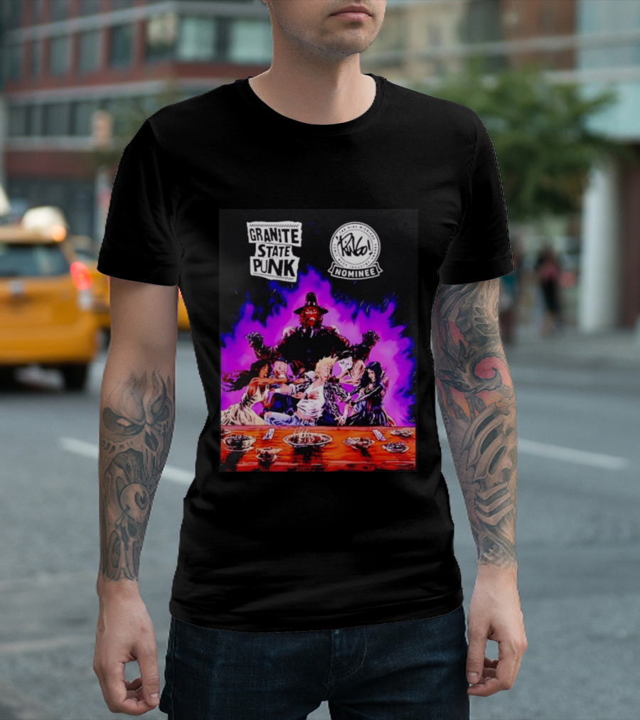Granite State Punk Mike Wieringo Comic Book Industry Awards Nominee Vibrant Comic T-Shirt