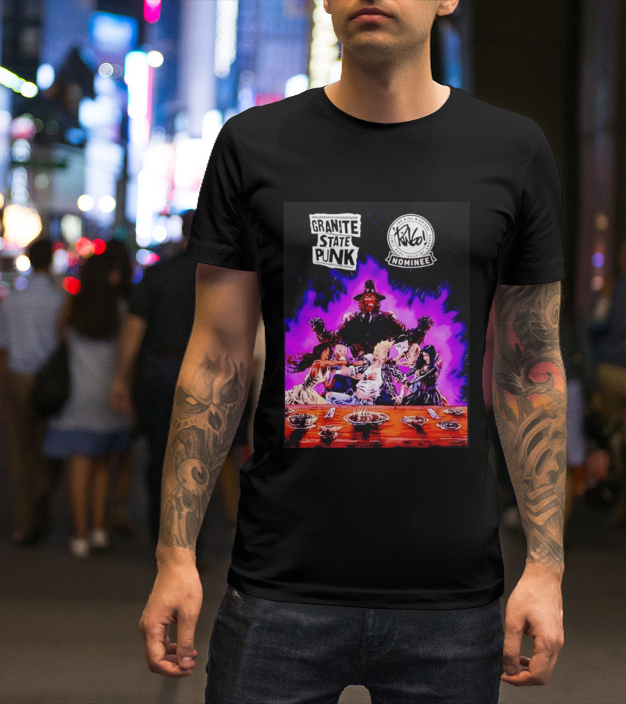 Granite State Punk Mike Wieringo Comic Book Industry Awards Nominee Vibrant Comic T-Shirt