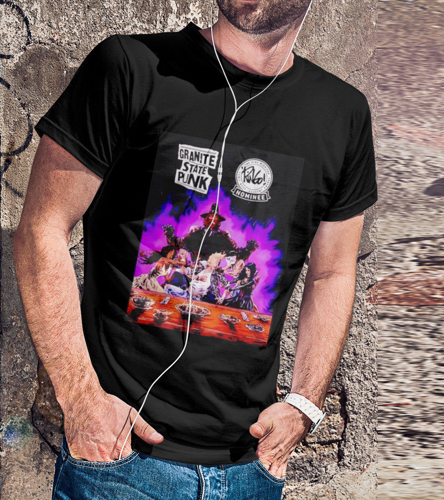 Granite State Punk Mike Wieringo Comic Book Industry Awards Nominee Vibrant Comic T-Shirt