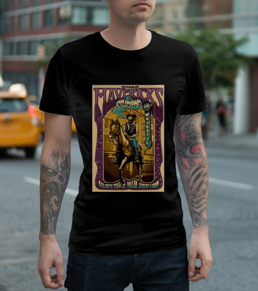 The Mavericks Majestic Theatre Dallas August 8 2026 Tour T-Shirt