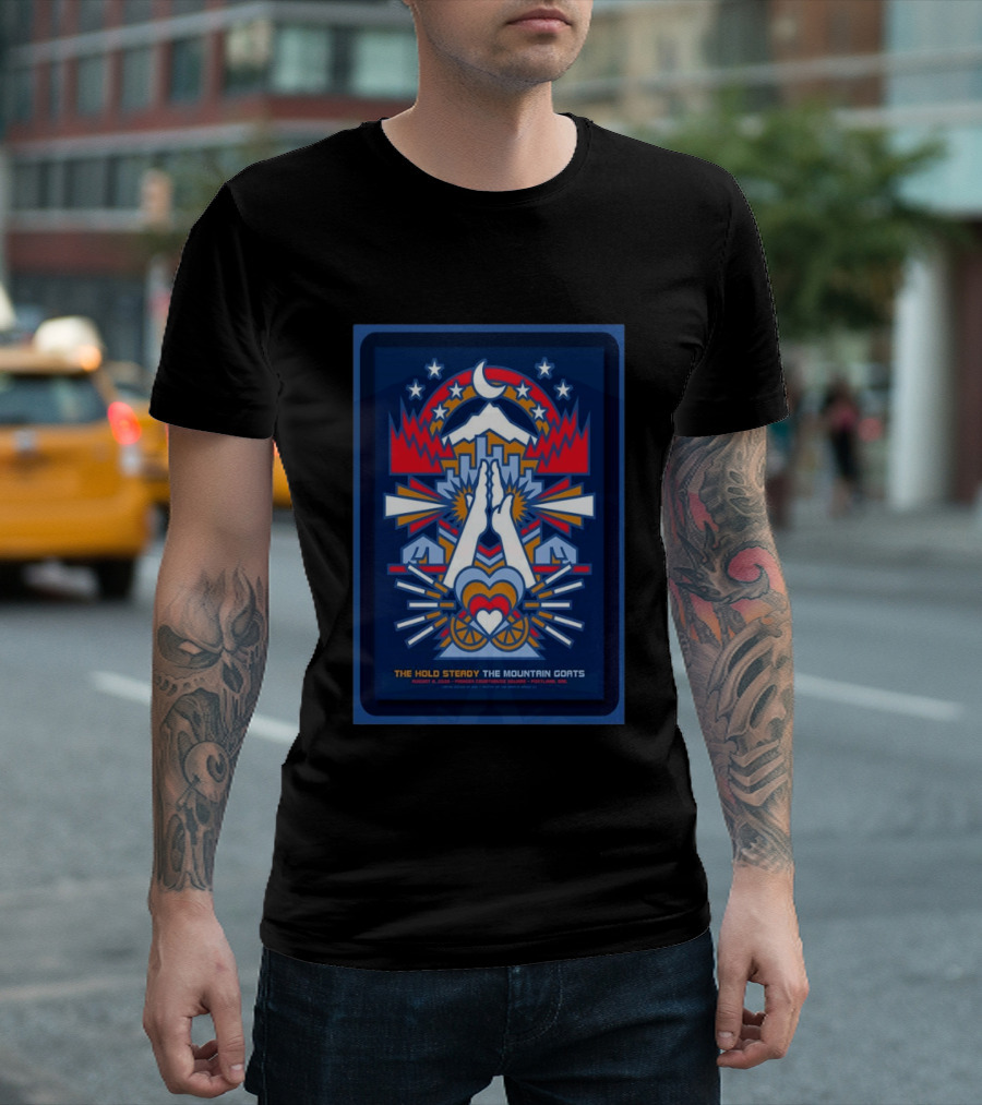 The Hold Steady The Mountain Goats August 8 2026 Portland Oregon Concert T-Shirt