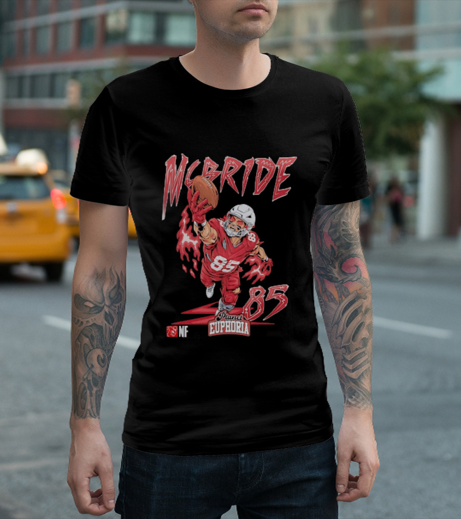Trey McBride 85 Arizona Cardinals NFL Planet Euphoria T-Shirt