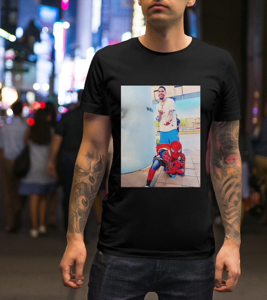 Jayson Tatum Spider Man Boston Celtics T-Shirt