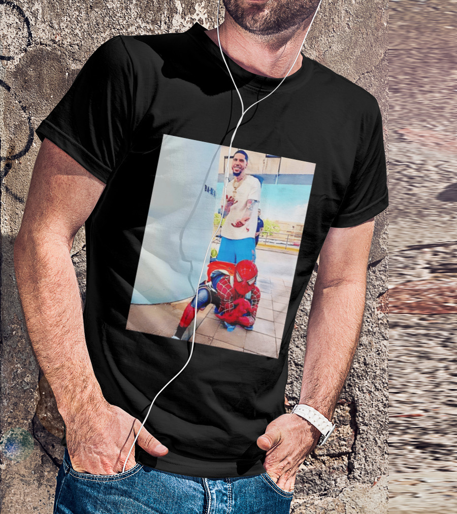 Jayson Tatum Spider Man Boston Celtics T-Shirt