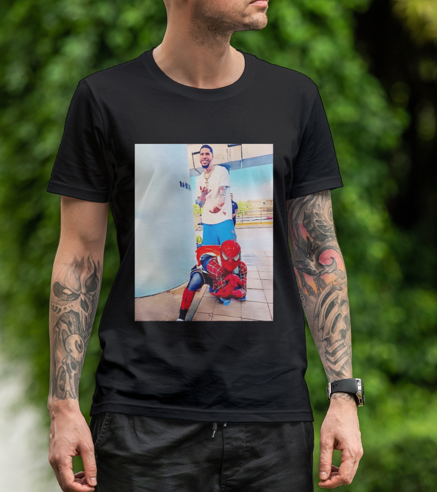 Jayson Tatum Spider Man Boston Celtics T-Shirt