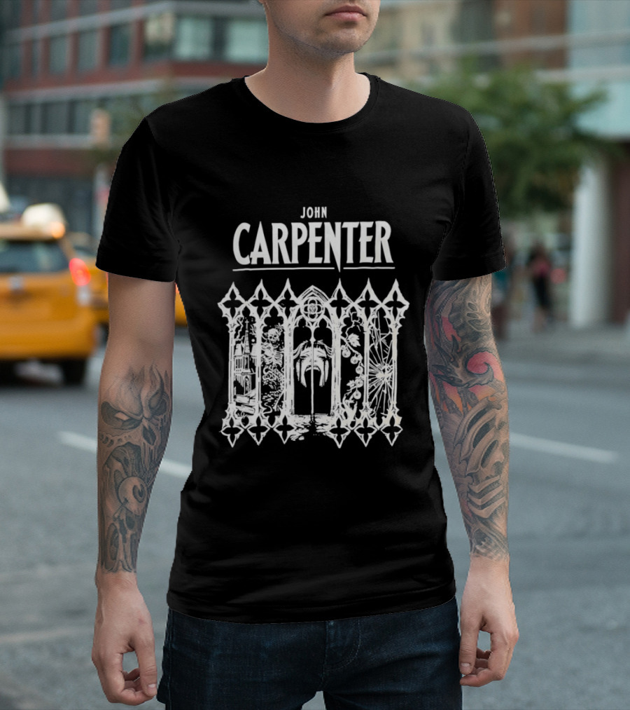 John Carpenter Gothic Horror Film Archway T-Shirt