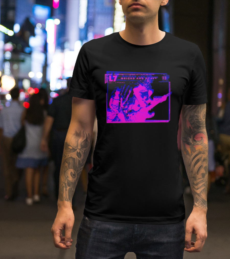 L7 Bricks Are Heavy Band Grunge Alternative Rock Album Cover T-Shirt