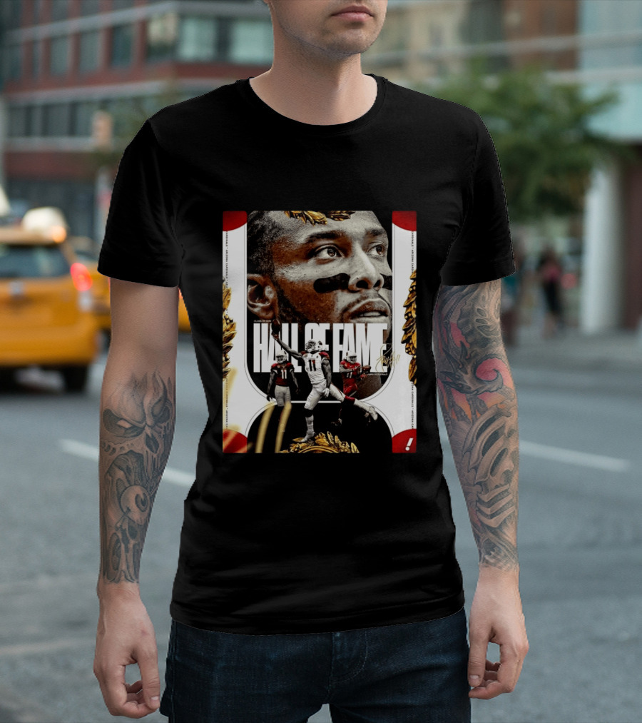 Larry Fitzgerald Hall Of Fame Class Of 2026 Legendary NFL Wide Receiver T-Shirt