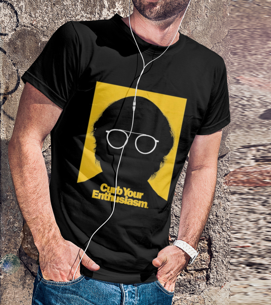 Curb Your Enthusiasm Larry David Silhouette Glasses T-Shirt