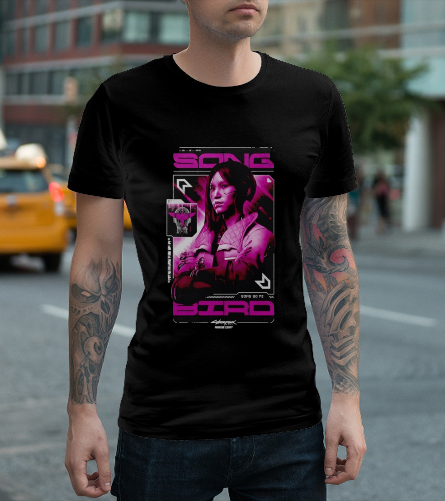 Songbird Song So Mi Cyberpunk 2077 Phantom Liberty T-Shirt