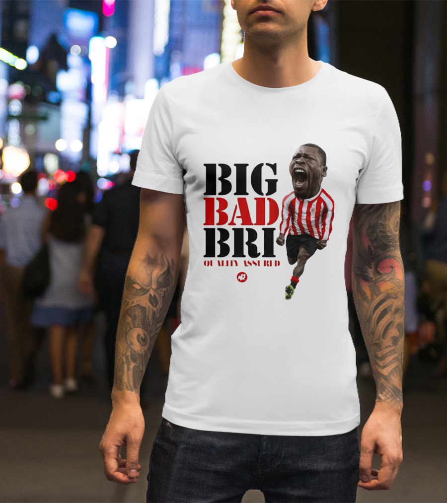Big Bad Bri Quality Assured Sunderland AFC Caricature T-Shirt