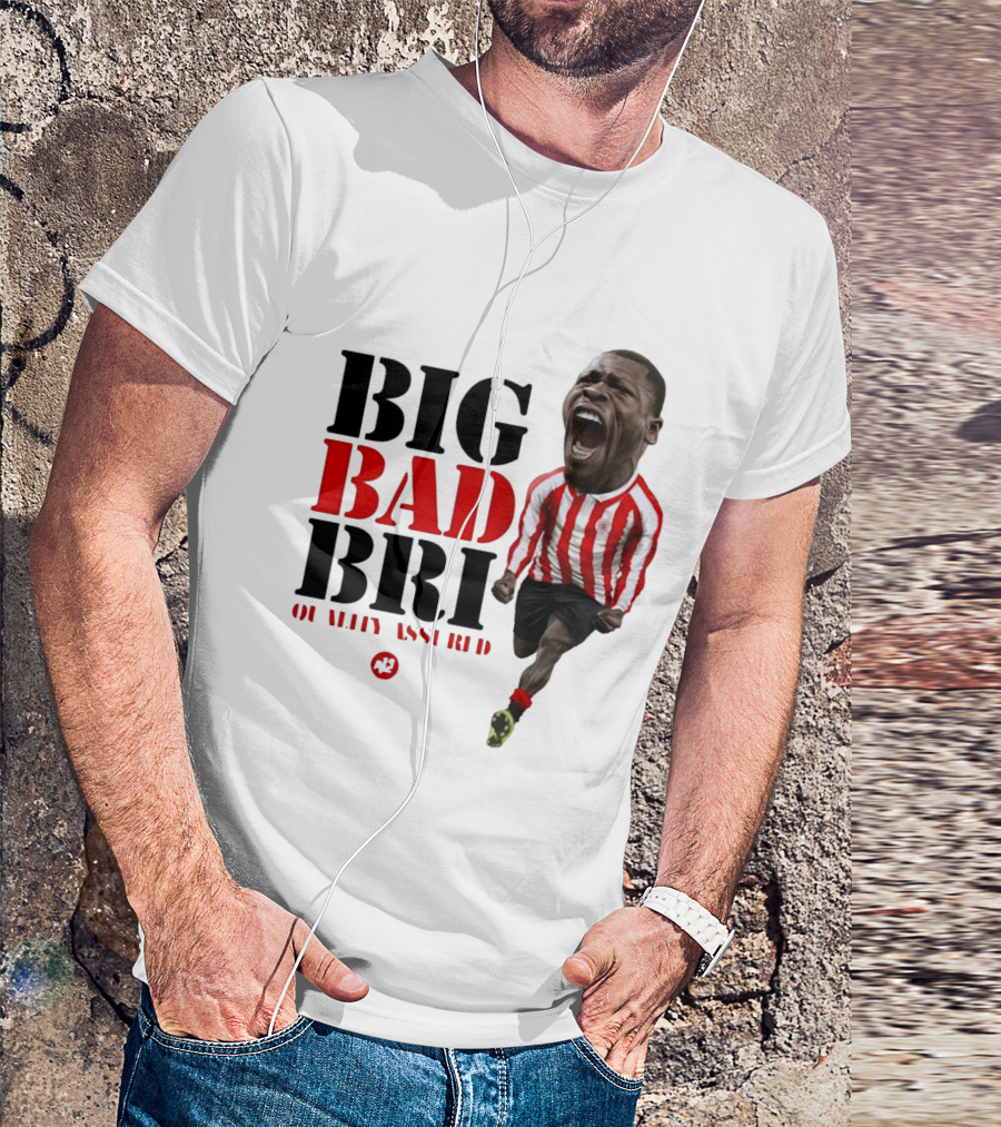 Big Bad Bri Quality Assured Sunderland AFC Caricature T-Shirt