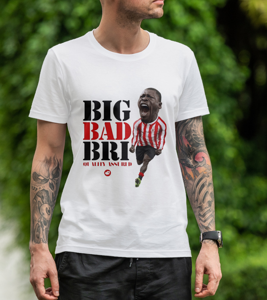 Big Bad Bri Quality Assured Sunderland AFC Caricature T-Shirt