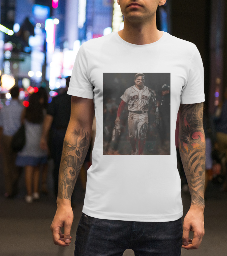 Caleb Durbin The Durbinator Red Sox Cyborg Player T-Shirt
