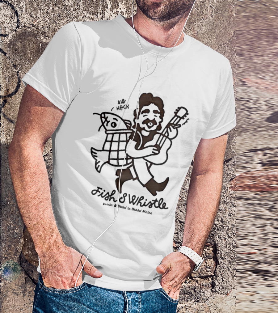 Fish And Whistle Pickin' And A Fishin' In Hickory Woods T-Shirt