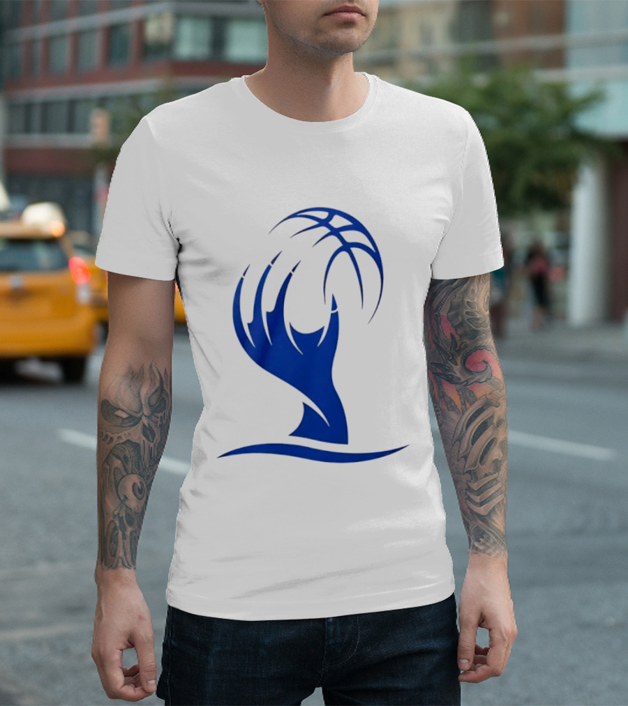 Cleveland Sirens The Claw Basketball Blue Wave T-Shirt