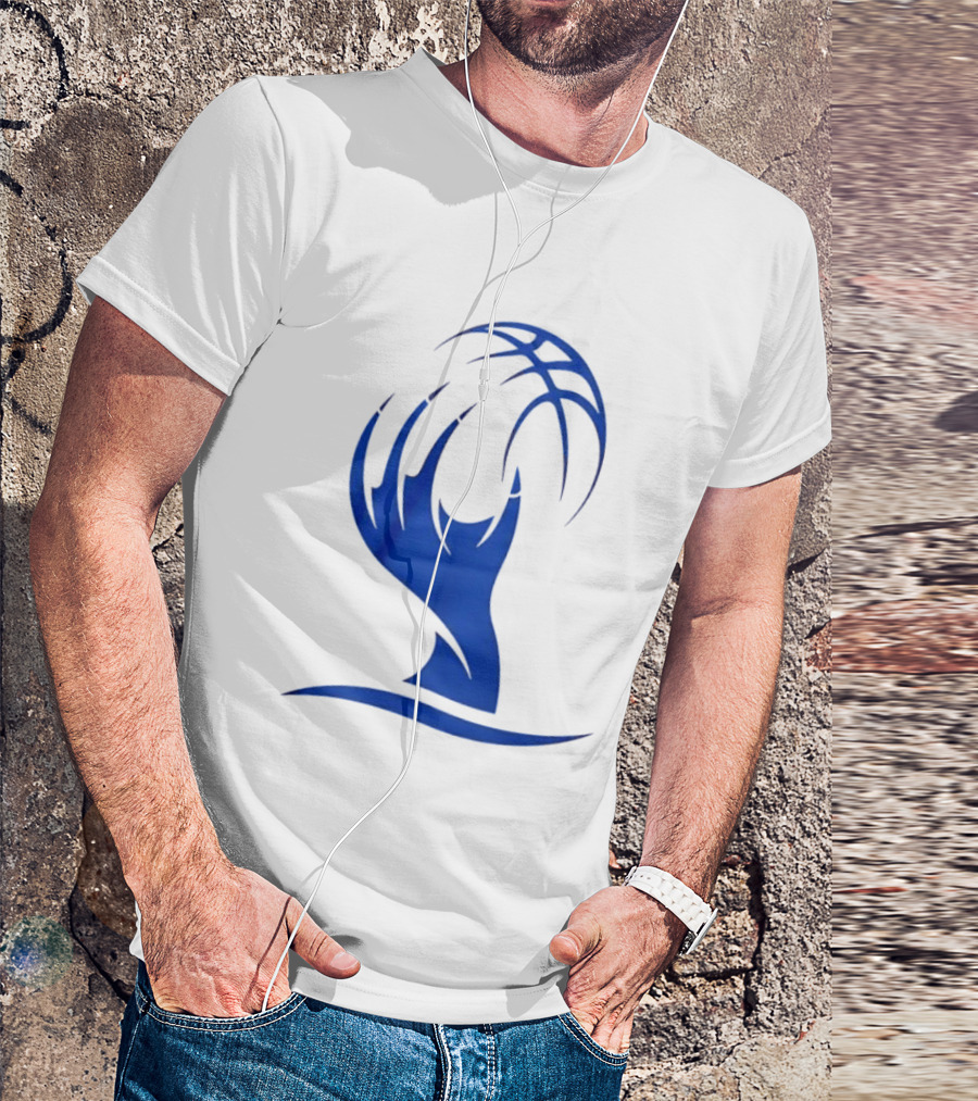 Cleveland Sirens The Claw Basketball Blue Wave T-Shirt
