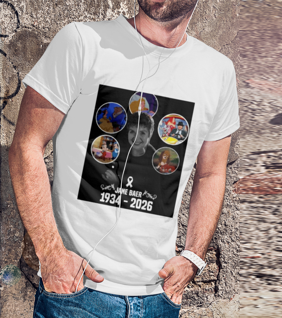 Jane Baer 1934 2026 Beauty And The Beast Sleeping Beauty Dumbo Mary Poppins Fox And The Hound Mickey Mouse T-Shirt