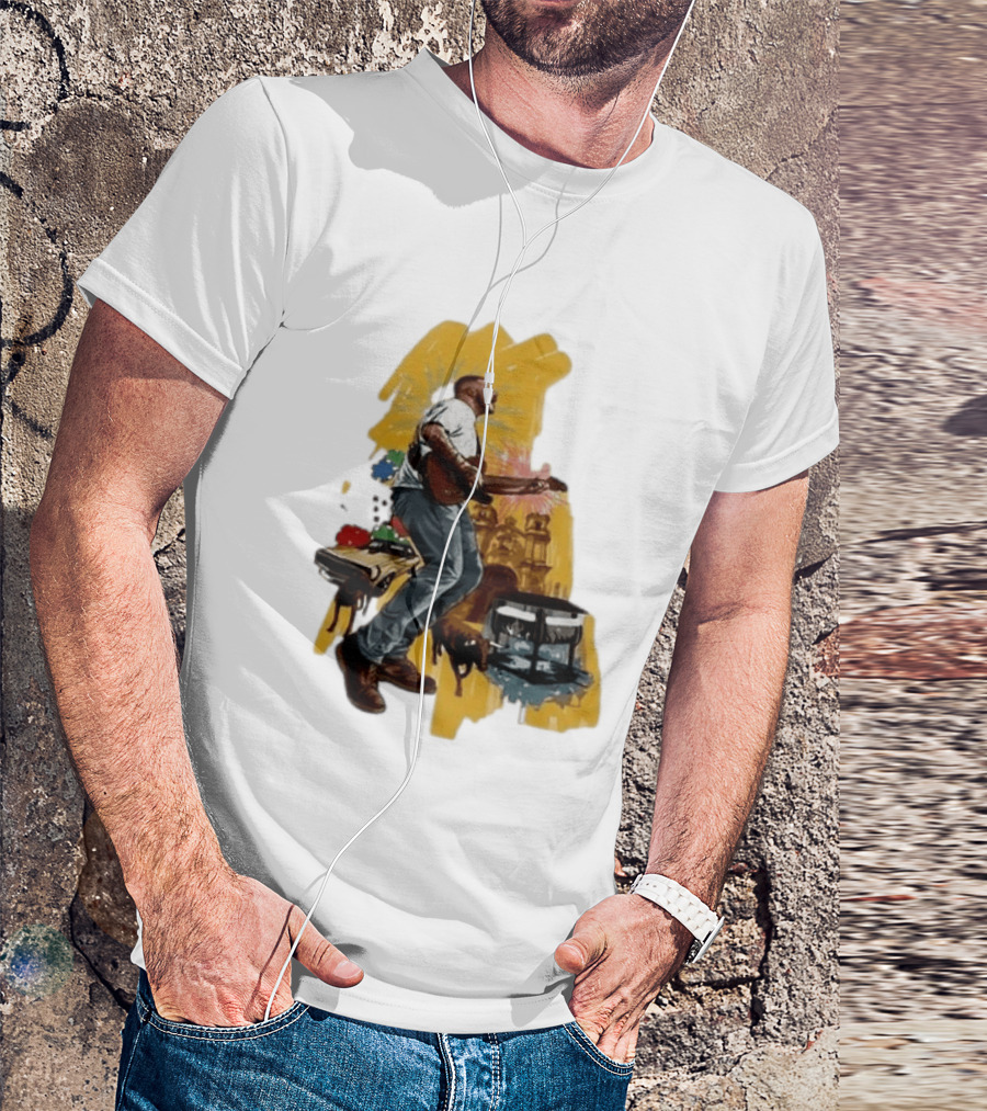 Zach Bryan Salt Lake City Utah August 7 2026 Tour Guitar Performance T-Shirt
