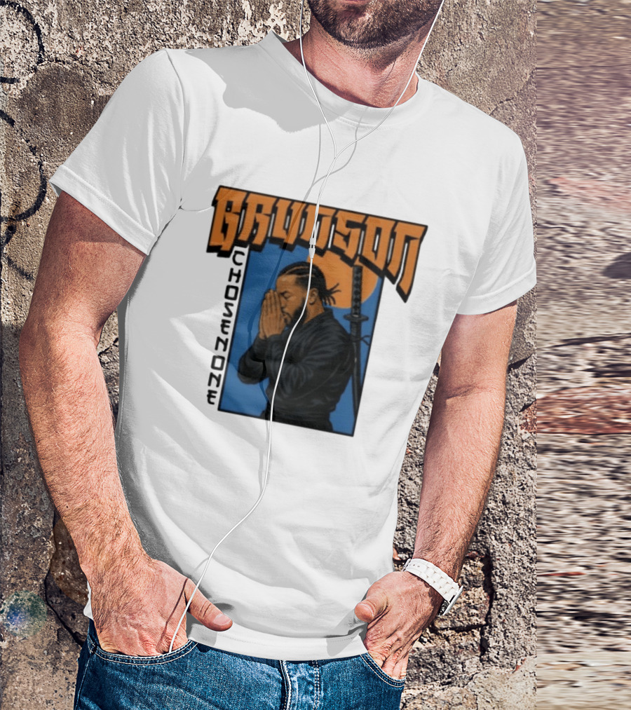 Brunson Chosen One Samurai Style Meditation And Sword T-Shirt