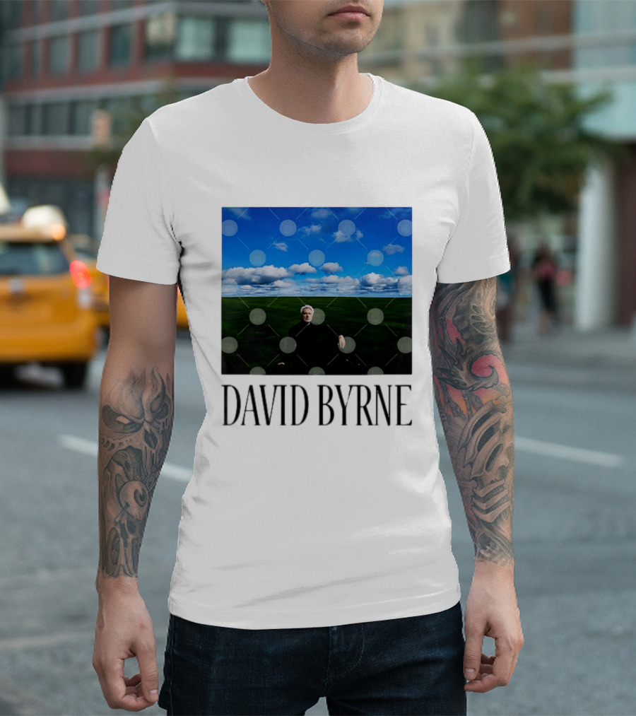 David Byrne Musician Scenic Landscape T-Shirt