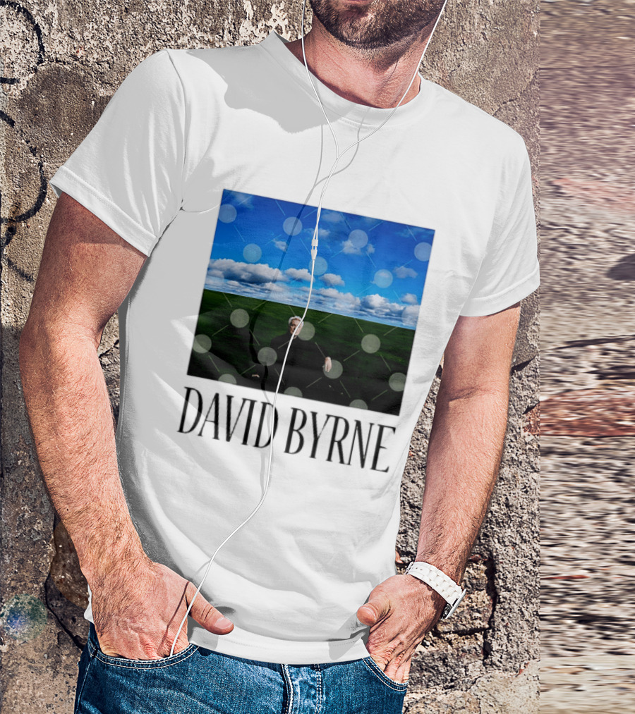 David Byrne Musician Scenic Landscape T-Shirt