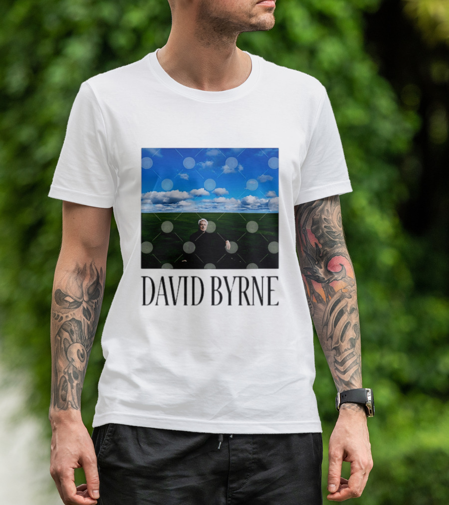 David Byrne Musician Scenic Landscape T-Shirt