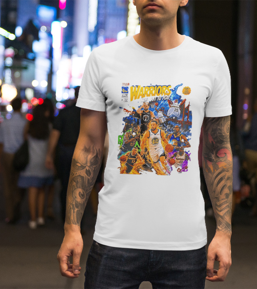 Golden State Warriors Come Out To Play Comic Book Marvel Oracle Arena T-Shirt