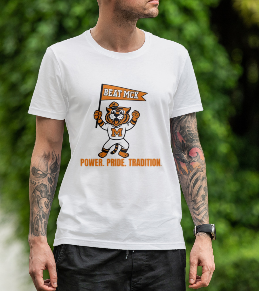 Beat McK Massillon Tigers Football Power Pride Tradition T-Shirt