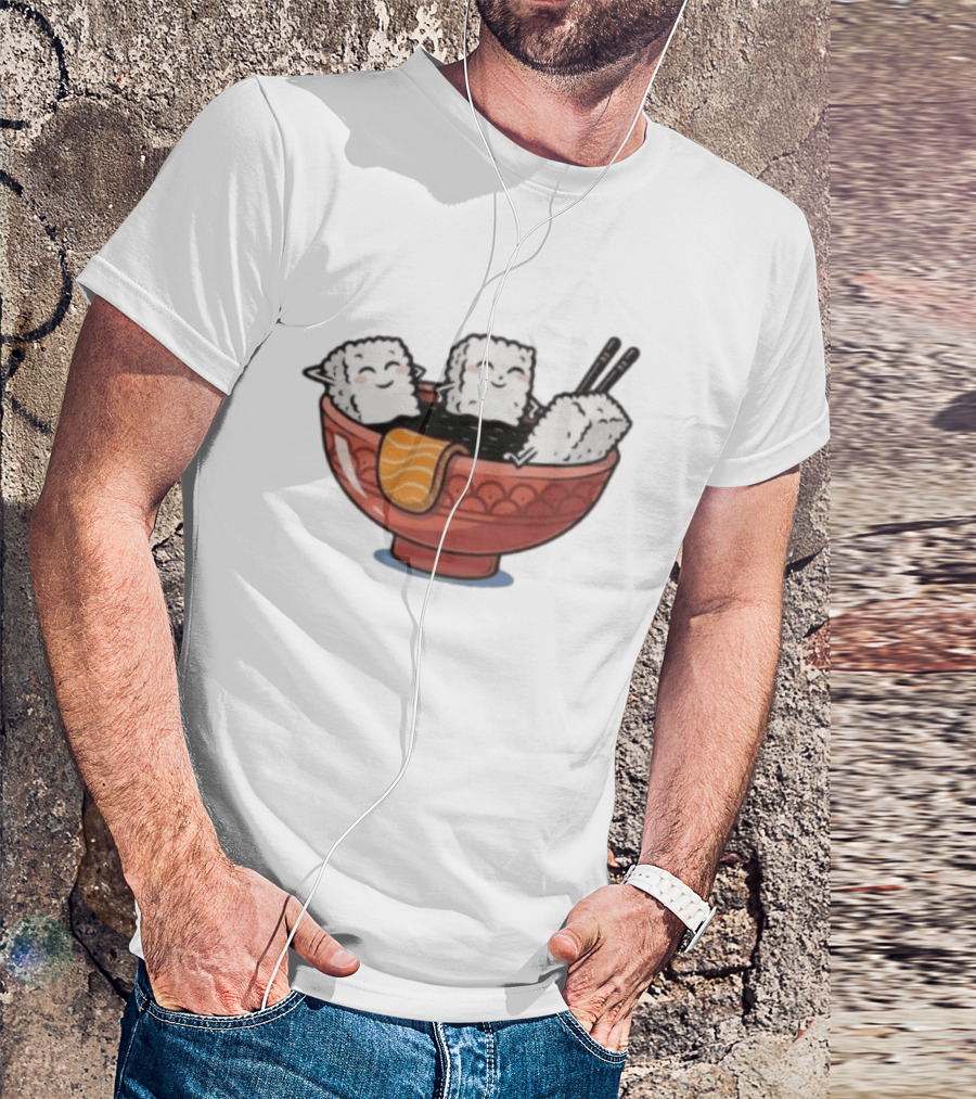 Original Sushi Relax Soaking In Soy Sauce Bowl T-Shirt