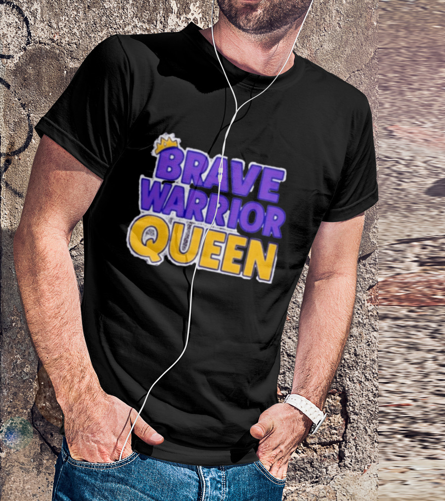Brave Warrior Queen Crowned T-Shirt