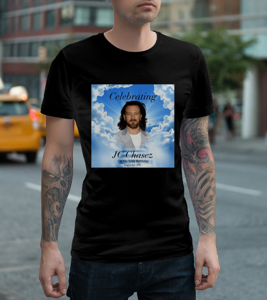 Celebrating JC Chasez On His 50th Birthday August 8th 1976 T-Shirt