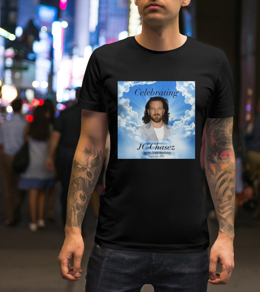 Celebrating JC Chasez On His 50th Birthday August 8th 1976 T-Shirt
