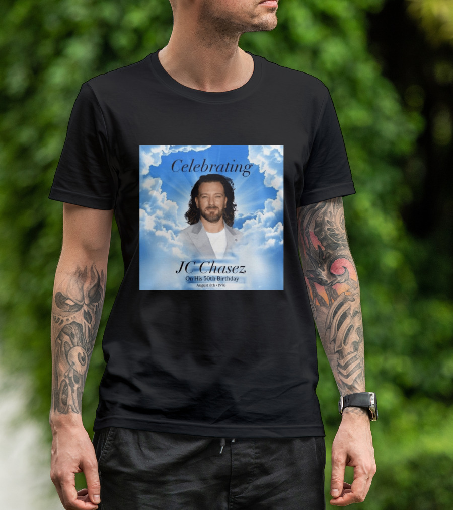Celebrating JC Chasez On His 50th Birthday August 8th 1976 T-Shirt