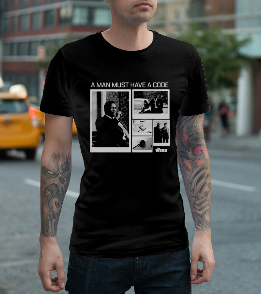 A Man Must Have A Code The Wire Oversized T-Shirt