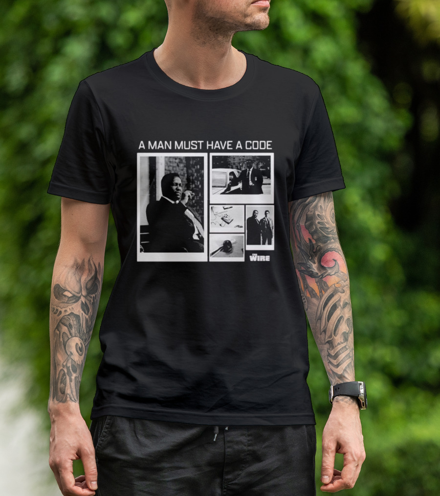 A Man Must Have A Code The Wire Oversized T-Shirt