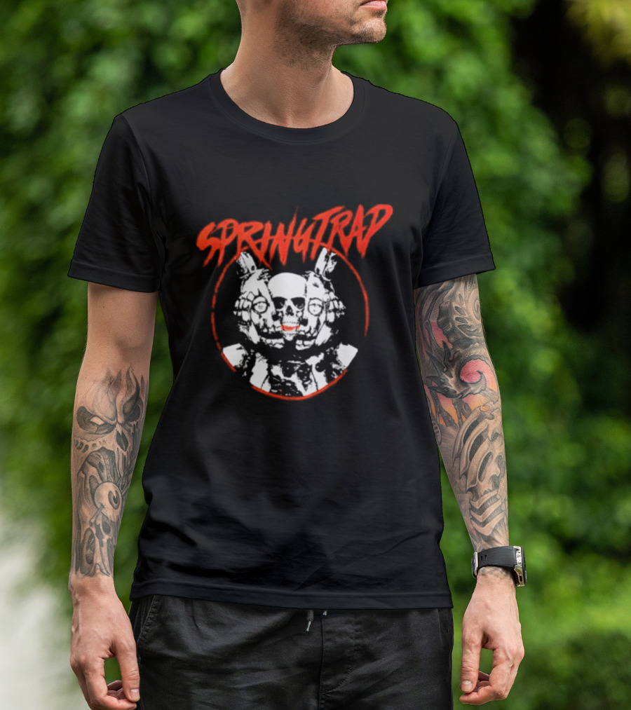 Five Nights At Freddy's Springtrap Horror Character Fan T-Shirt