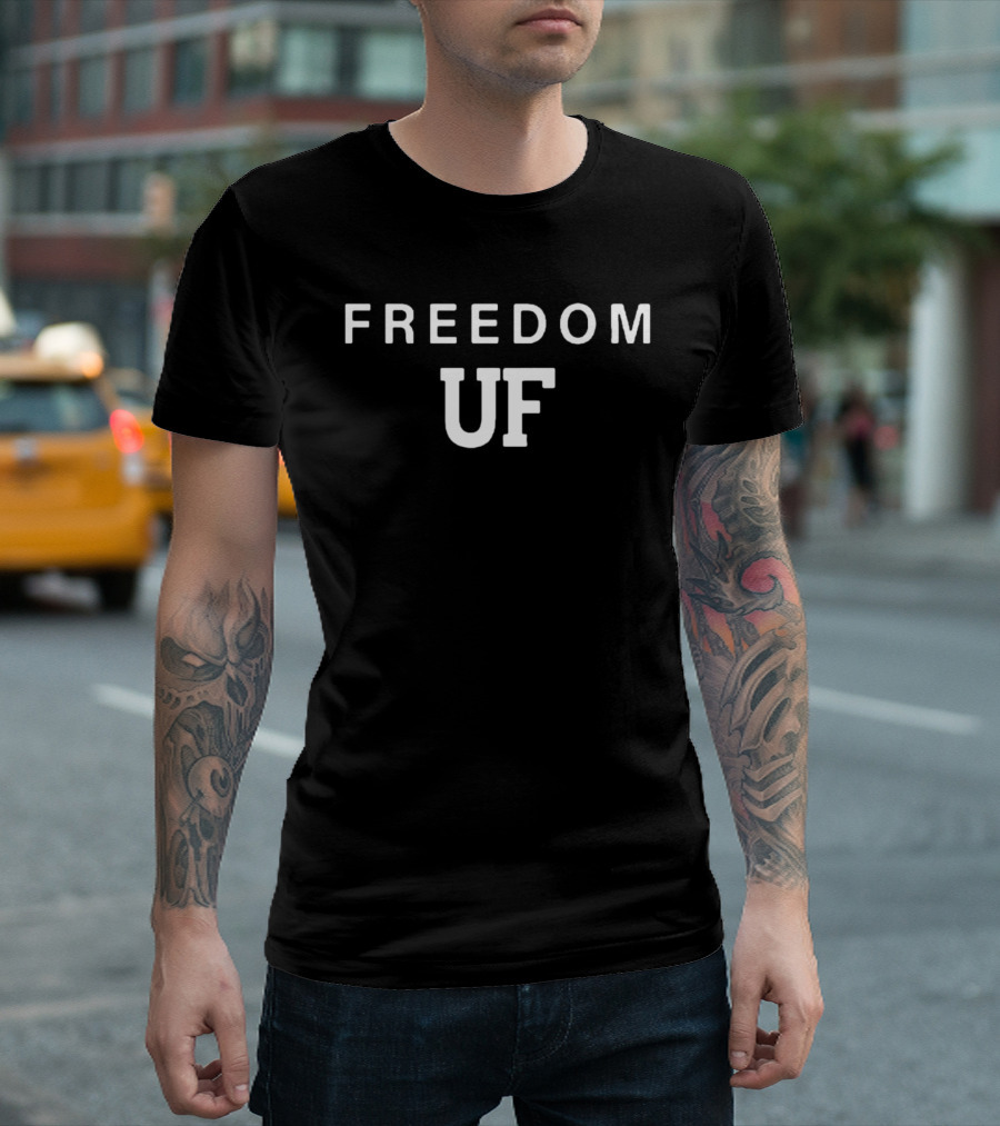FREEDOM UF Text Block T-Shirt