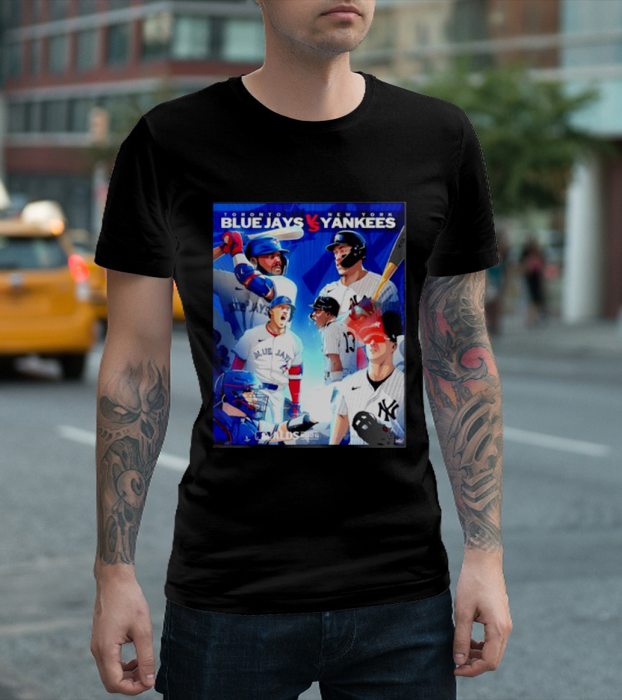 Toronto Blue Jays Vs New York Yankees ALDS 2025 MLB Showdown T-Shirt
