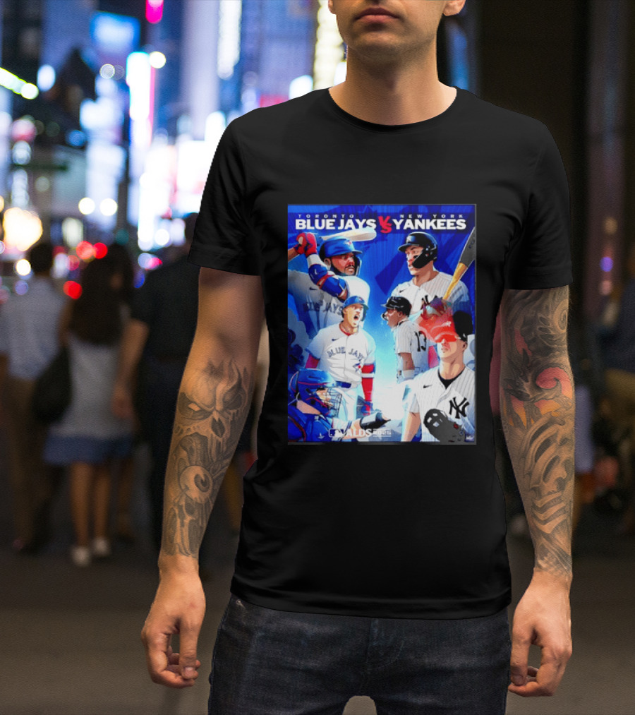 Toronto Blue Jays Vs New York Yankees ALDS 2025 MLB Showdown T-Shirt