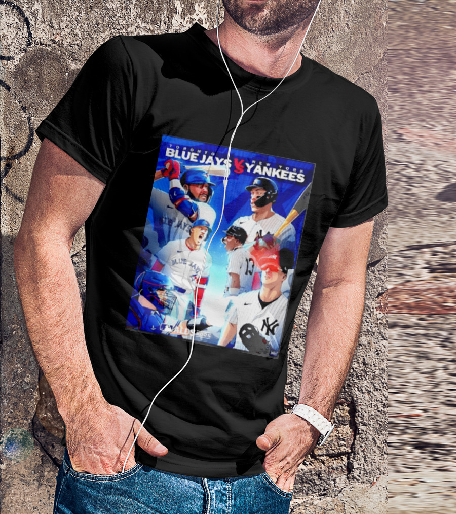 Toronto Blue Jays Vs New York Yankees ALDS 2025 MLB Showdown T-Shirt