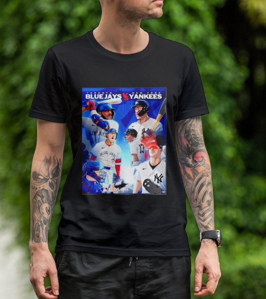 Toronto Blue Jays Vs New York Yankees ALDS 2025 MLB Showdown T-Shirt