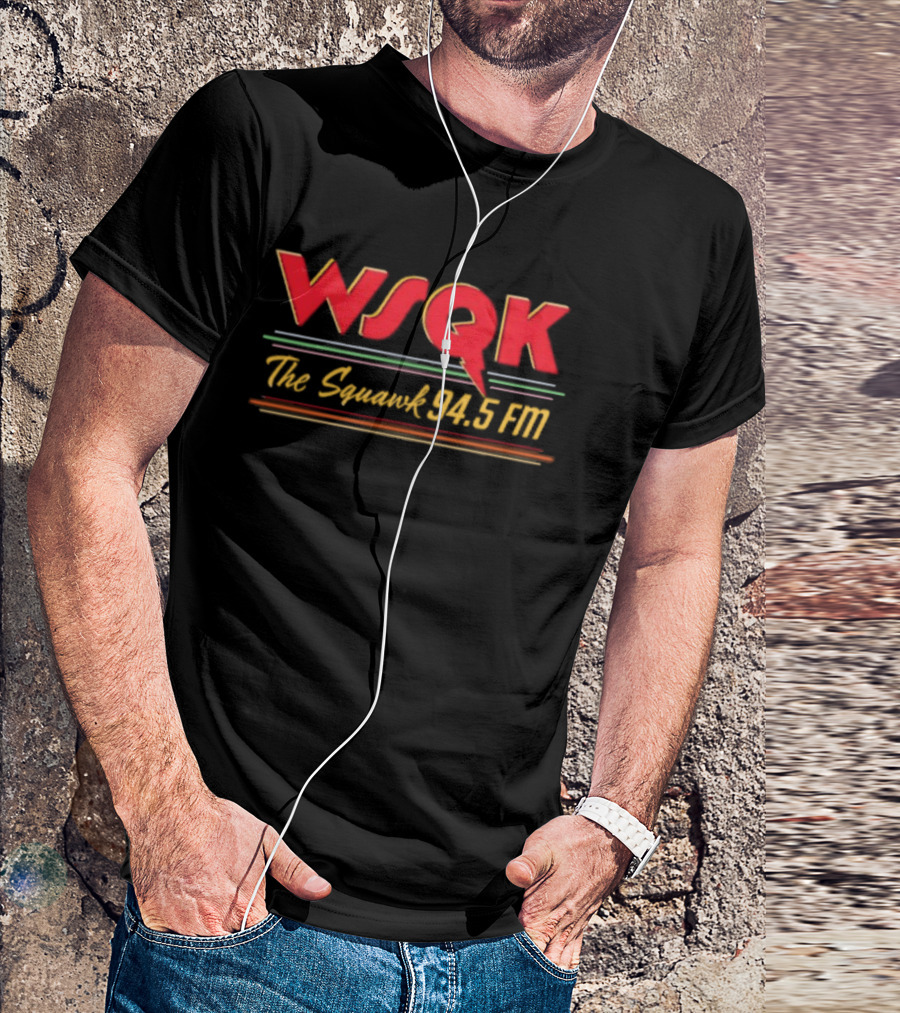 WSQK The Squawk 94.5 FM Stranger Things 84 T-Shirt