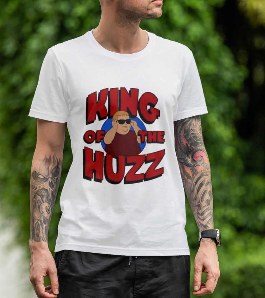 King Of The Huzz Iconic Retro Humor Vibe T-Shirt