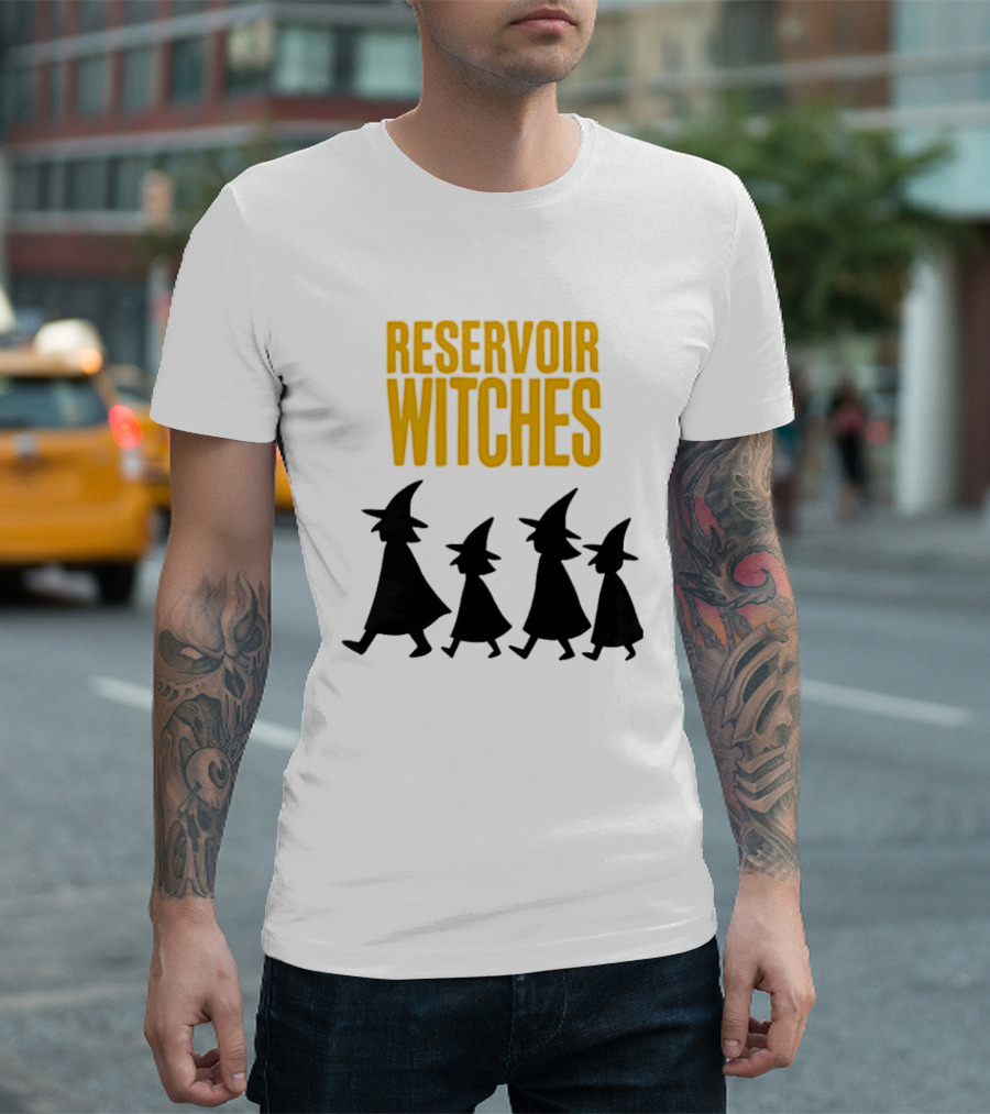 Reservoir Witches Walking In Silhouette With Classic Halloween T-Shirt