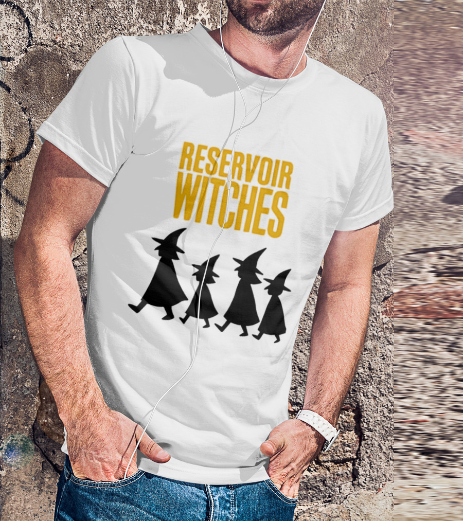 Reservoir Witches Walking In Silhouette With Classic Halloween T-Shirt