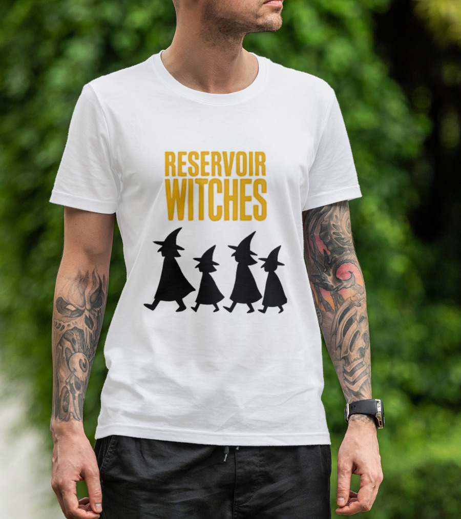 Reservoir Witches Walking In Silhouette With Classic Halloween T-Shirt