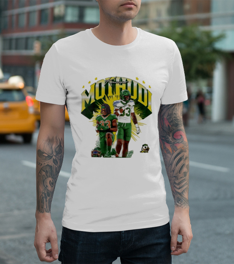 Kamar Mothudi Oregon Ducks Linebacker 33 Football Player T-Shirt