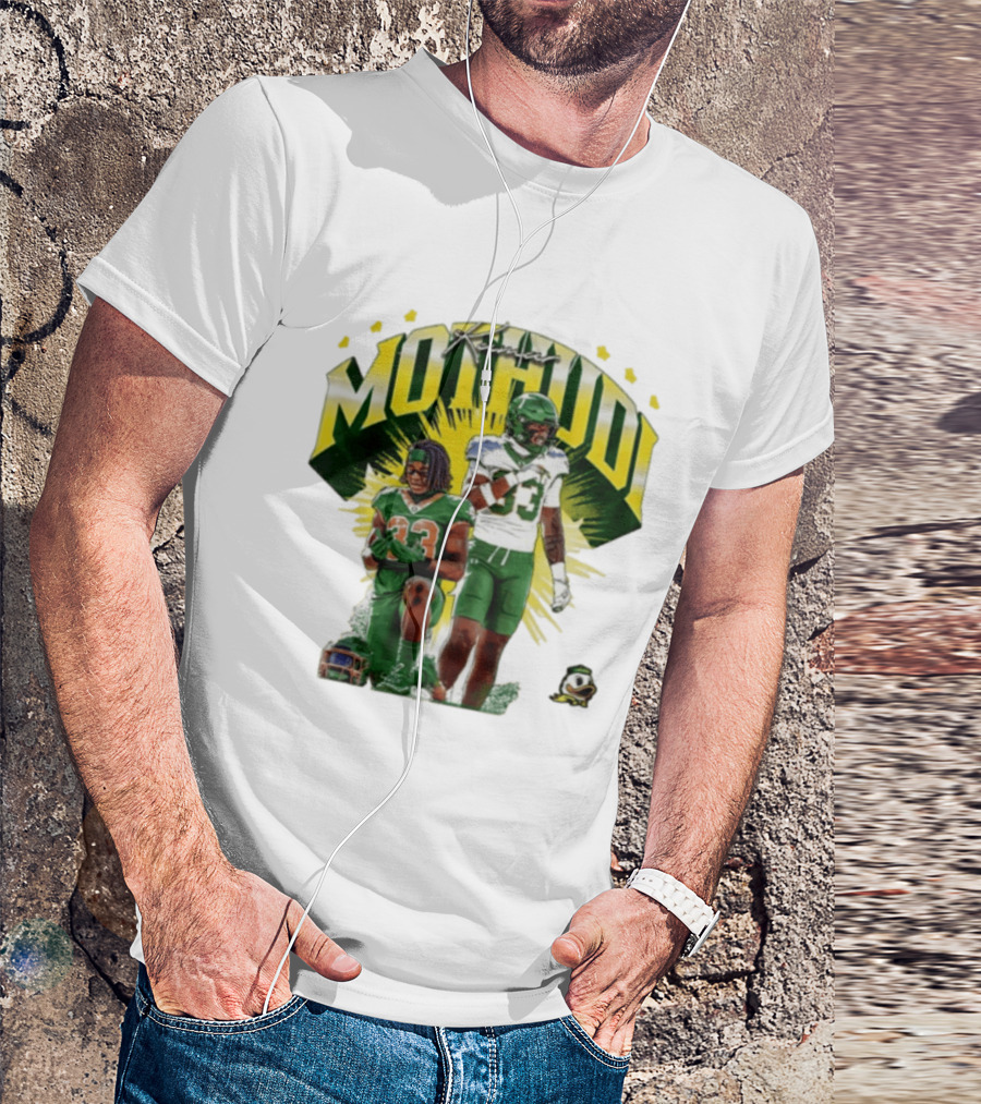 Kamar Mothudi Oregon Ducks Linebacker 33 Football Player T-Shirt